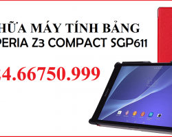 Sửa Chữa Sony Xperia Z3 Tablet Compact SGP611 Nhanh An Toàn Đầy Đủ Linh Kiện Thay Mới